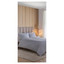  West Park Retreat Silver Seersucker Duvet Set Double