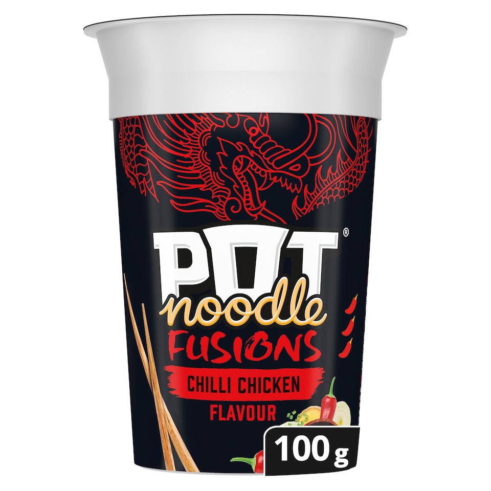 image 1 of Pot Noodle Fusions Chilli Chicken Instant Noodles 100g