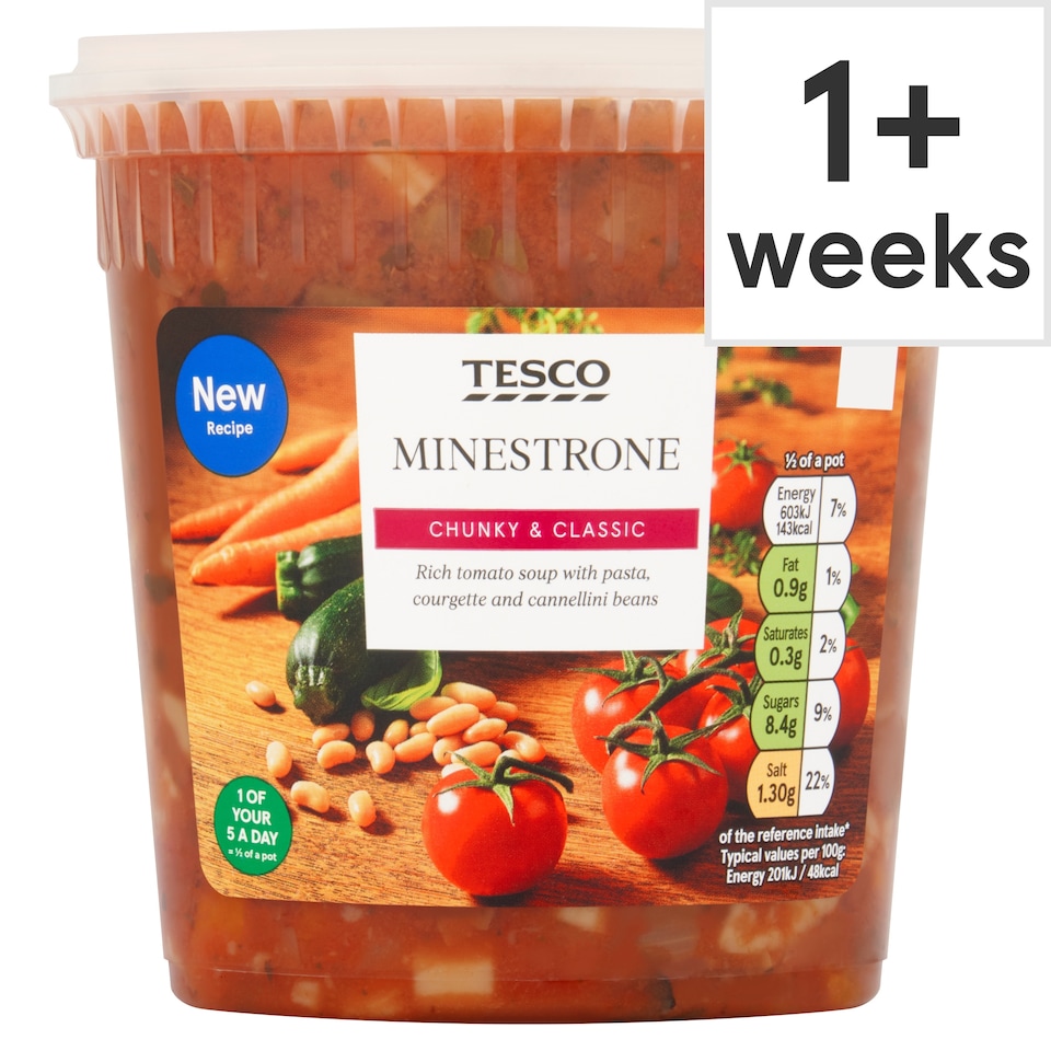 Tesco Minestrone Soup 600g