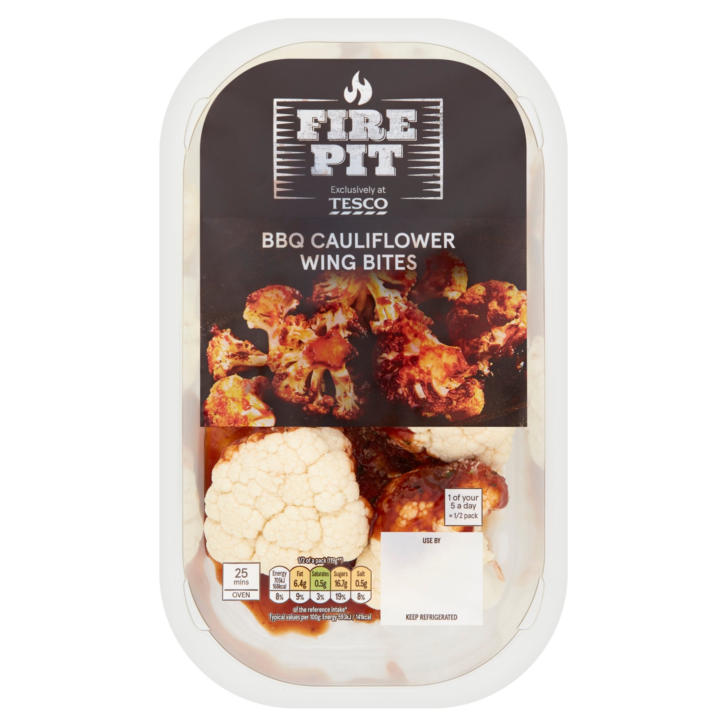 Tesco Fire Pit Bbq Cauliflower Wing Bites 350G