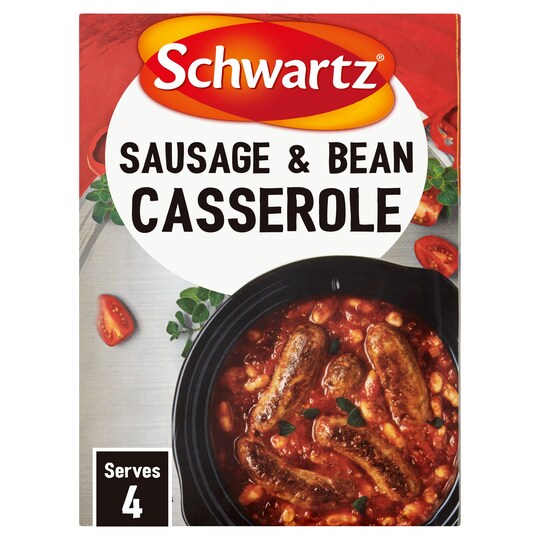 Schwartz Slow Cookers Sausage & Bean Casserole 35G Tesco Groceries