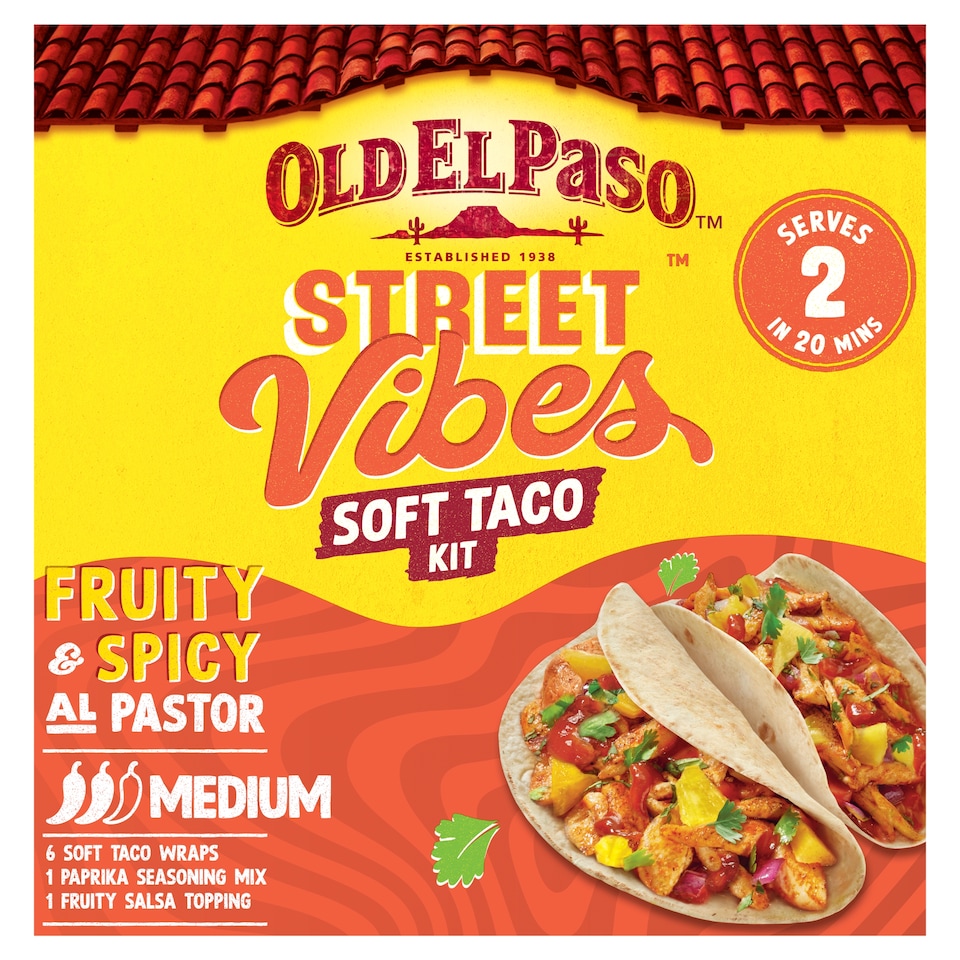 image 1 of Old El Paso Street Vibes Soft Taco Kit - Al Pastor 257g