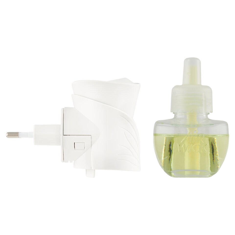image 1 of Air Wick Scented Oils Plug-In Diffuser + Refill Linen & White Orchid 19ml