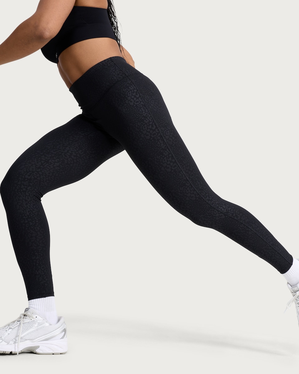 image 1 of F&F Active EVERYHOUR High Waisted Leggings in Multi Black
