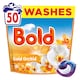 image 1 of Bold Washing Liquid Pods Gold Orchid 50 washes 985g