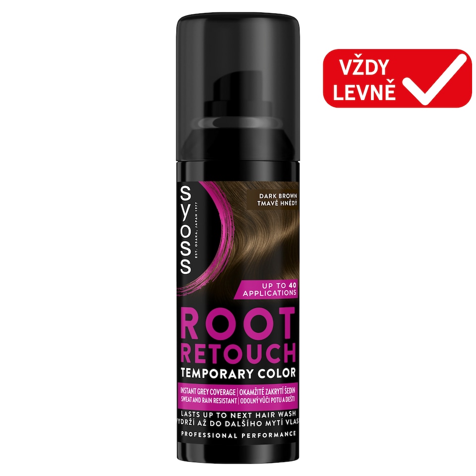 image 1 of Syoss Root Retouch Temporary Color Dark Brown 120ml