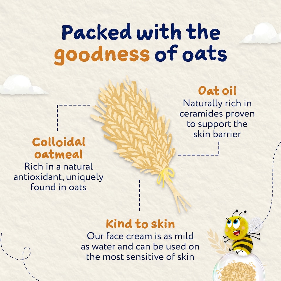 image 1 of Childs Farm OatDerma Face Cream Fragrance Free 50ml