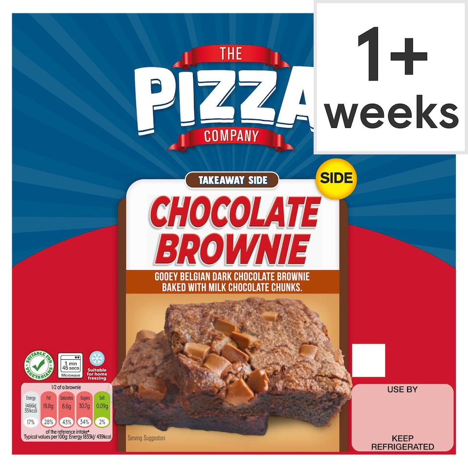 The Pizza Company Chocolate Brownie 160g