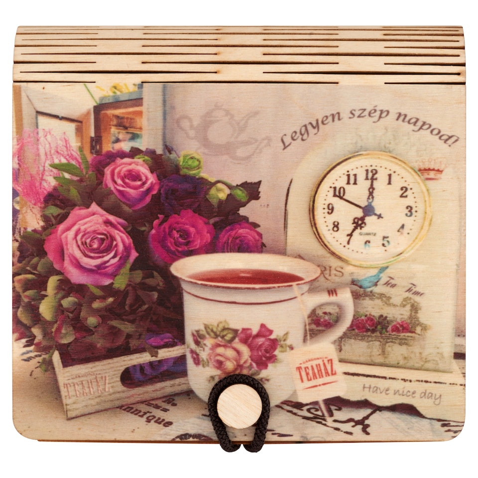 Gárdonyi Teaház filteres teaválogatás fadobozban 90 g  1. kép