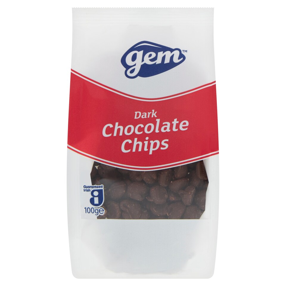 Gem Dark Chocolate Chips 100G
