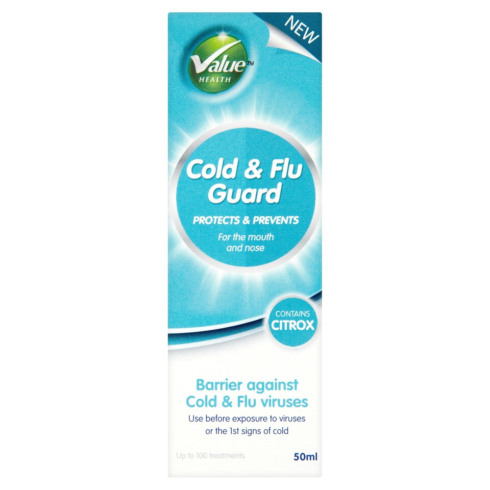 VALUE HEALTH COLD & FLU GUARD 50ML