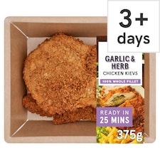 Tesco Garlic & Herb Chicken Kievs 375g