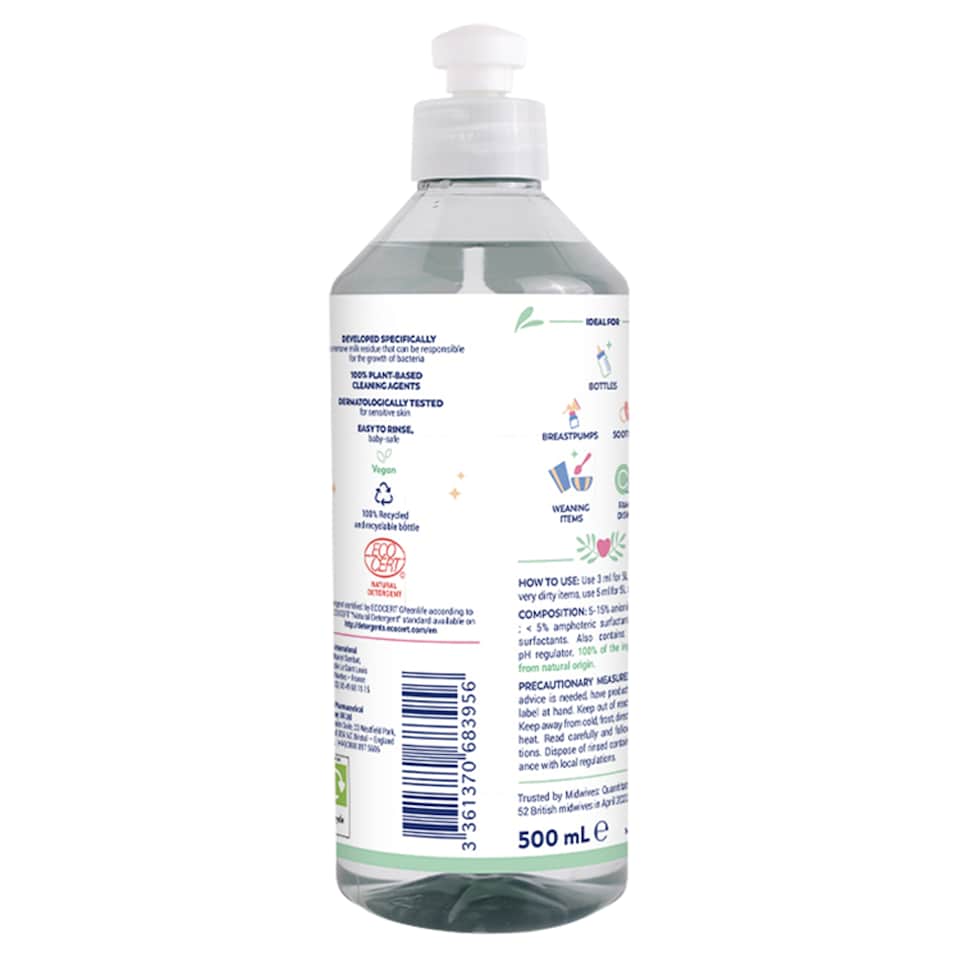 image 1 of Milton Washing Up Liquid 500Ml