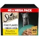 image 1 of Sheba Fine Flakes Wet Cat Food Pouches Poultry in Jelly 40x85g