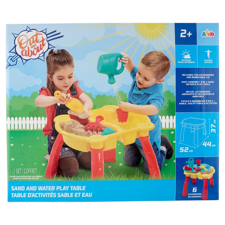 Addo Out and About Sand and Water Play Table