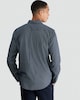 image 3 of F&F Cotton Rich Geometric Print Long Sleeved Shirt in Navy