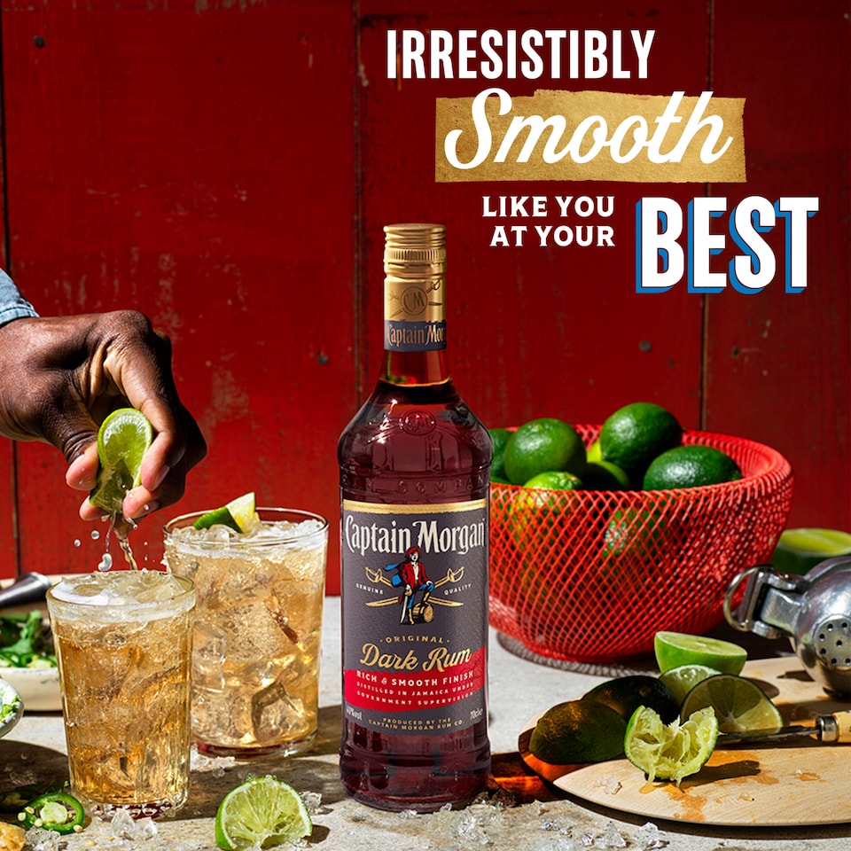 image 1 of Captain Morgan Dark Rum Bottle 40% Vol 70Cl