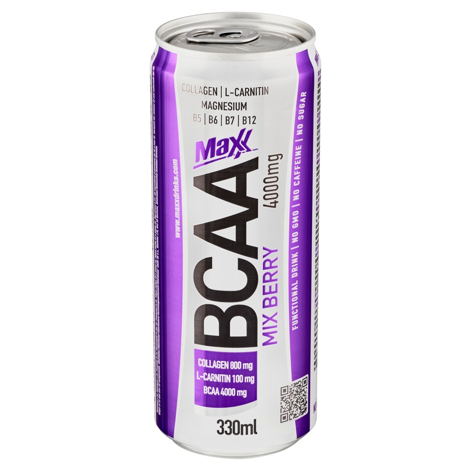 Maxx BCAA Mix Berry sýtený nealkoholický nápoj 330 ml