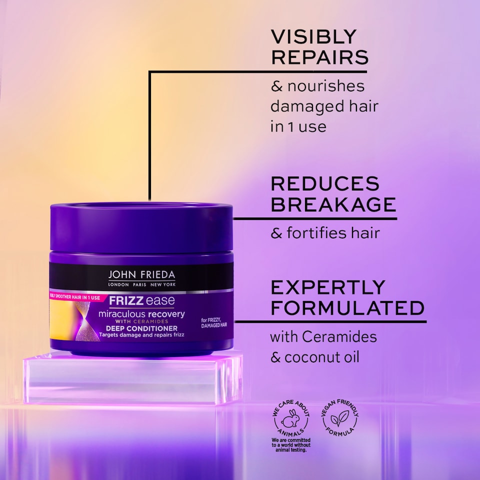 image 1 of John Frieda Frizz Ease Conditioner Miraculous Recovery 250Ml