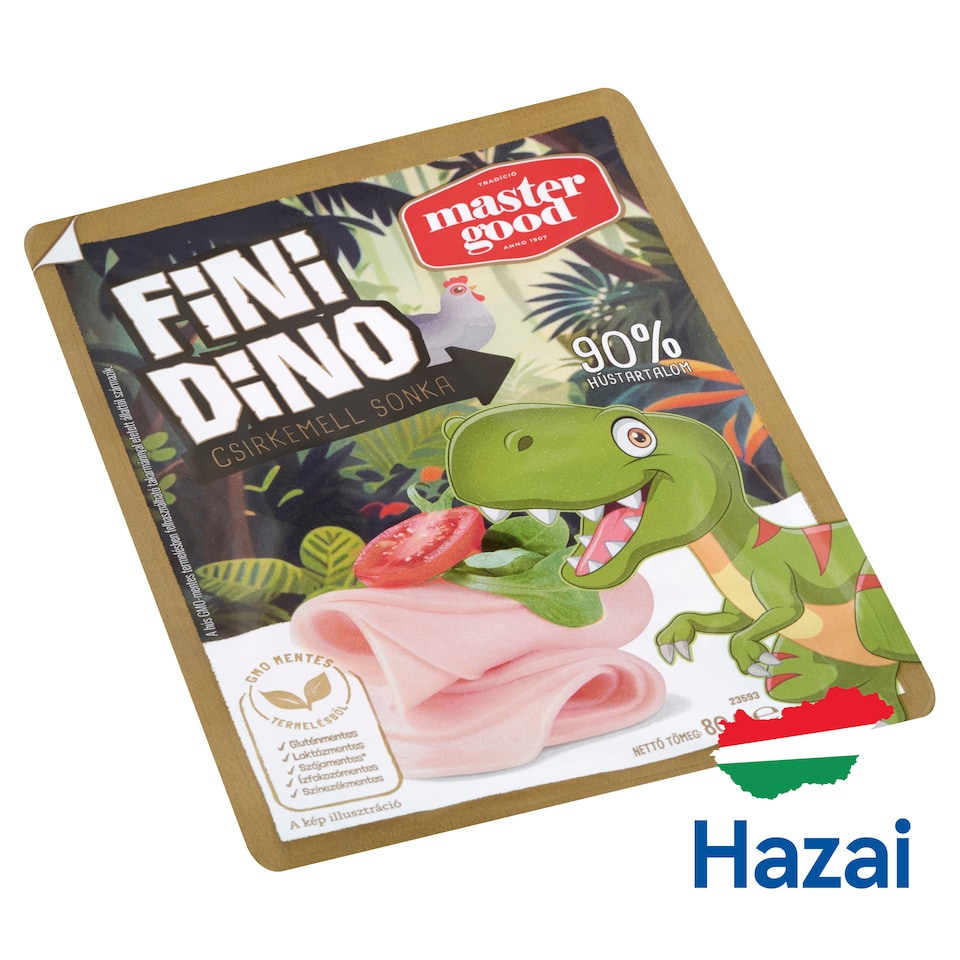 Master Good Fini Dino szeletelt csirkemell sonka 80 g