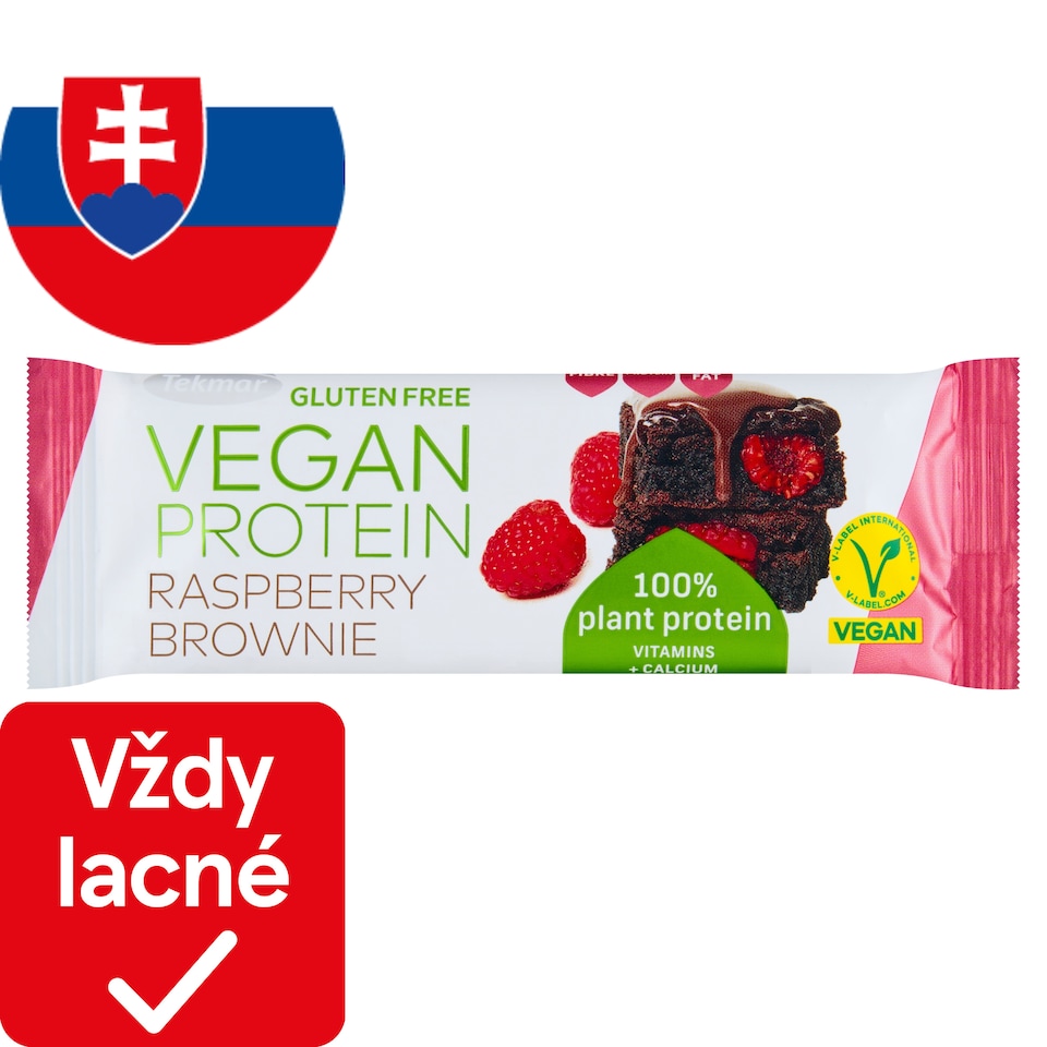 obrázok 1 z Tekmar Proteínová tyčinka v tmavej kakaovej poleve s príchuťou malinového brownie 40 g