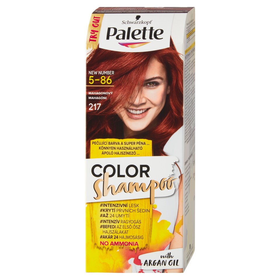 Obrázek 1 pro produkt Schwarzkopf Palette Color Shampoo barva na vlasy Mahagonový 5-86 (217)