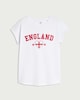 image 5 of F&F Pure Cotton England T-Shirt in White