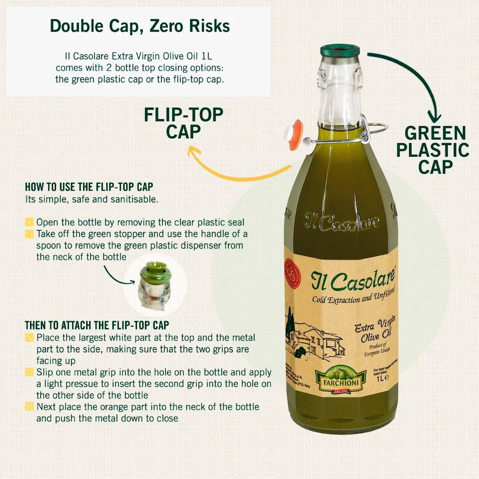 image 1 of Farchioni Il Casolare Extra Virgin Olive Oil 1L