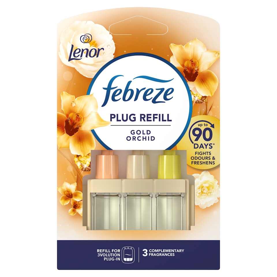 Febreze 3Volution Plug-In Air Freshener Refill - Gold Orchid 20ml