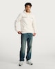 image 2 of NASCAR Slogan Car Print Hoodie in Cream