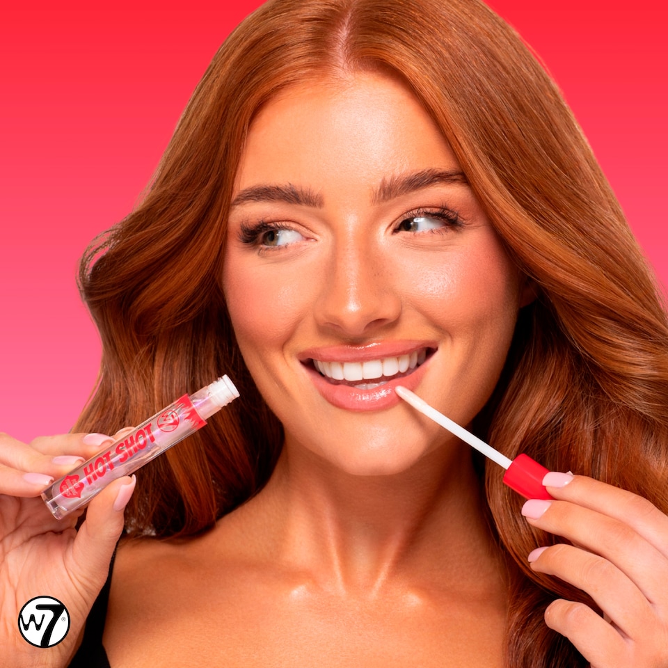 image 1 of W7 Hot Shot Pout Plumping Gloss 2.5Ml