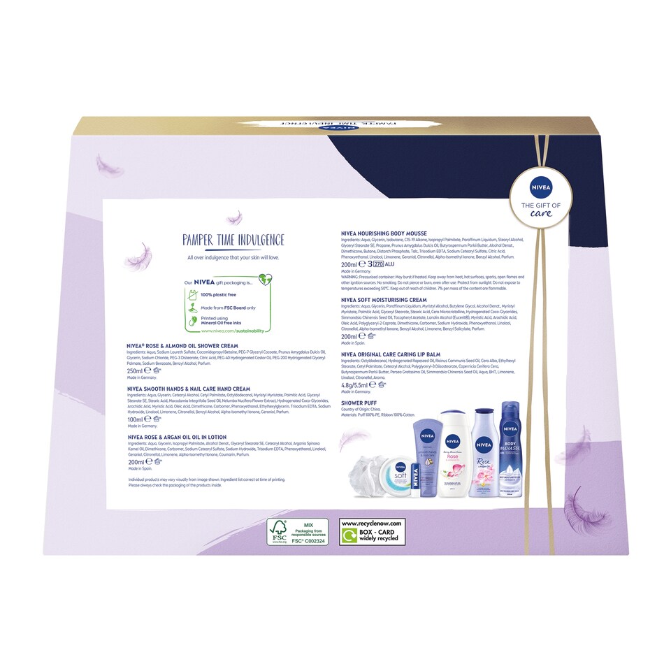 image 1 of Nivea Pampering Indulgence Gift Set