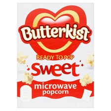Butterkist Sweet Microwave Popcorn 3X70g