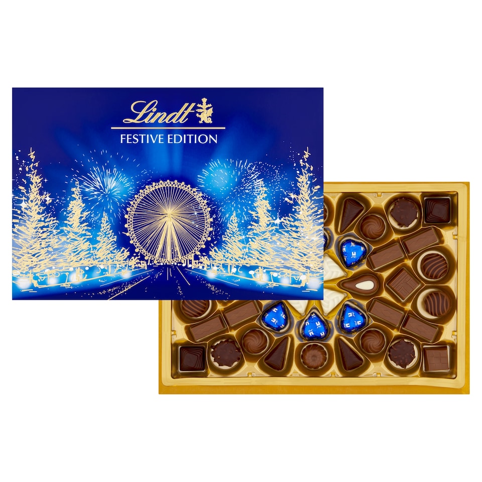 image 1 of Lindt Festive Edition Chocolate Gifting Box 469g