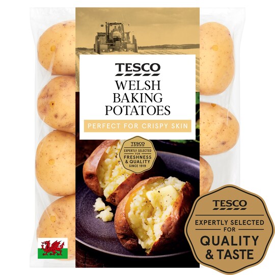 Tesco Welsh Baking Potatoes 2.5Kg Tesco Groceries