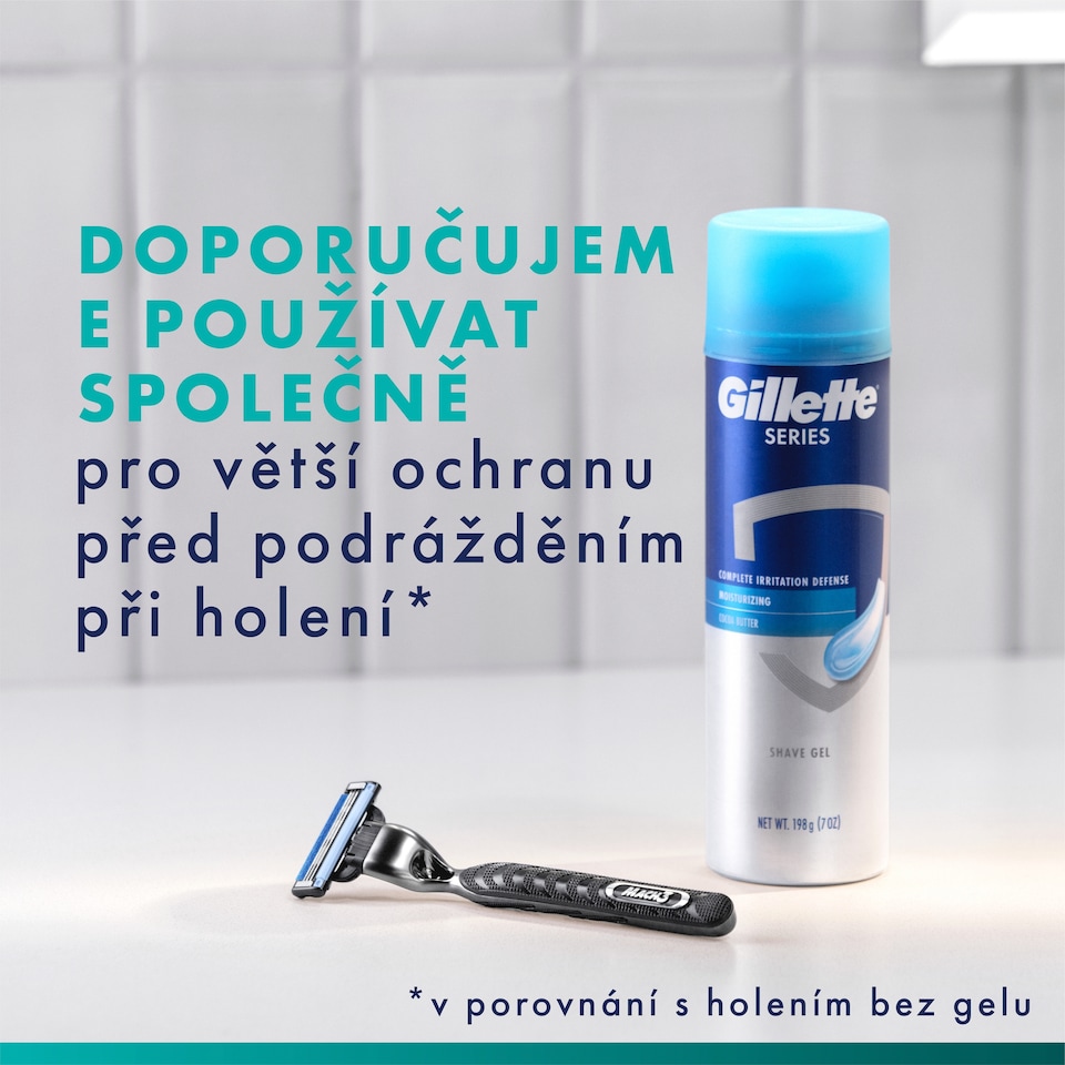 Obrázek 1 pro produkt Gillette Mach3 Pánský Holicí Strojek, 1 Holicí Strojek Gillette S 3 Břity