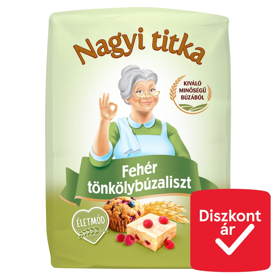 Nagyi titka fehér tönkölybúzaliszt TBL80 1 kg