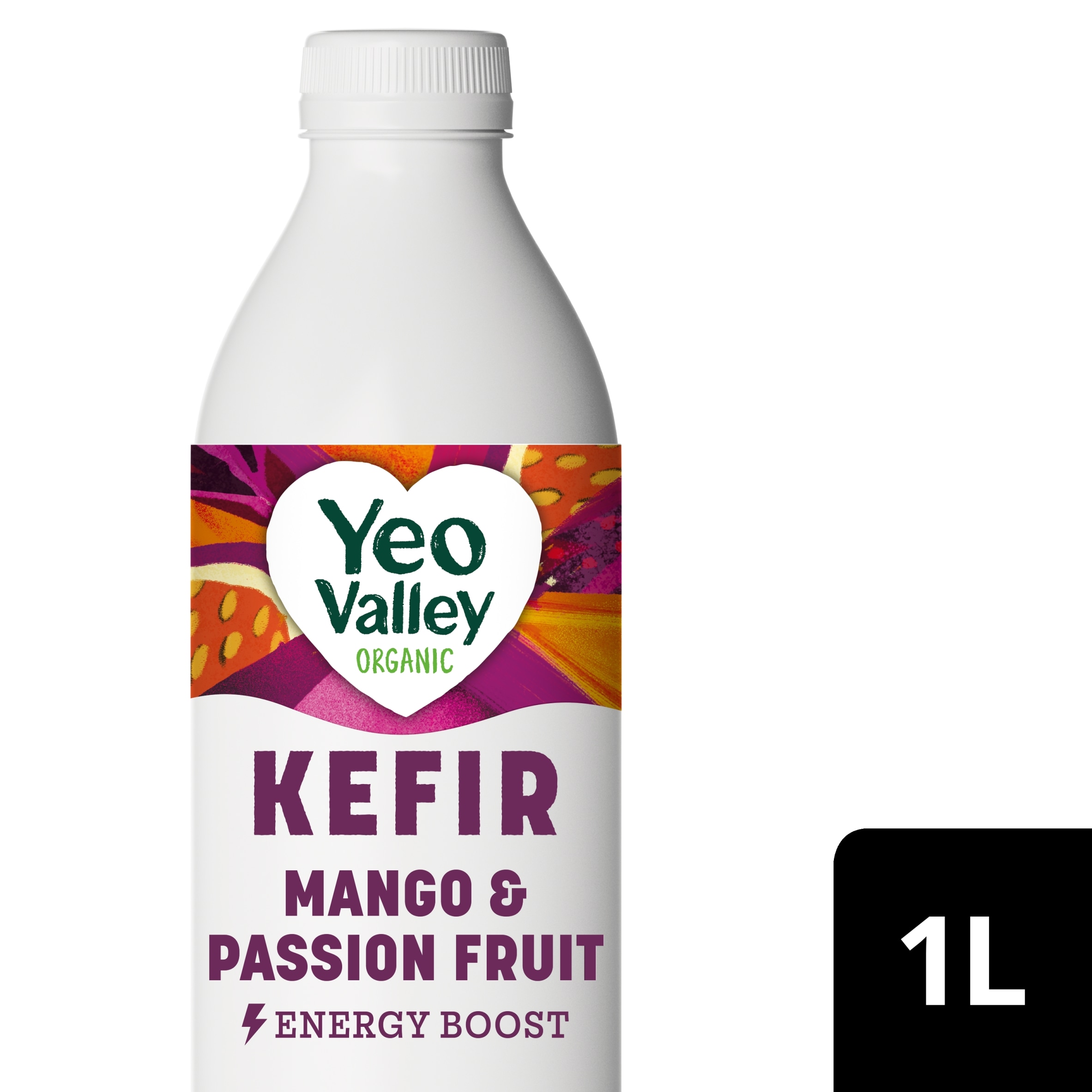 Yeo Valley Organic Kefir Yogurt Drink Mango & Passionfruit 1L