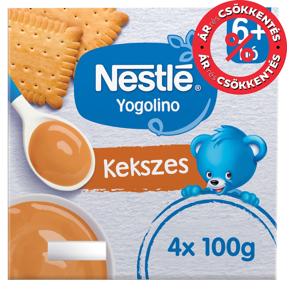 image 1 of Nestlé Yogolino Biscuit Pudding 6-36 Months 4 x 100 g (400 g)