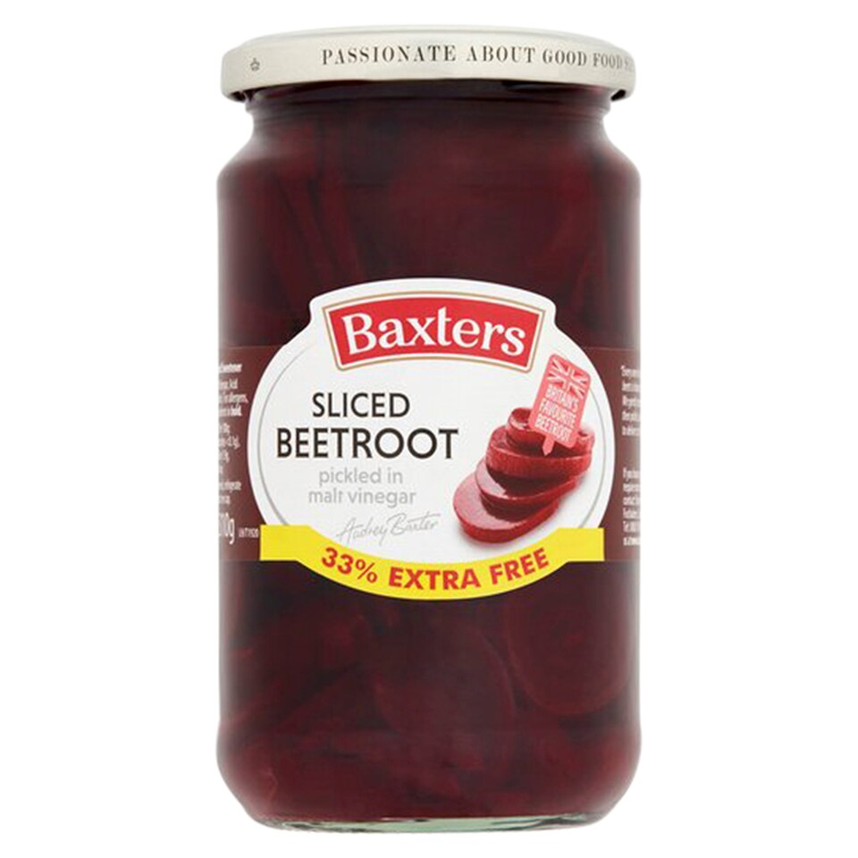 Baxters Sliced Beetroot Plus 33% Free 455G