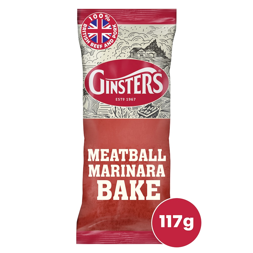 Ginsters Meatball Marinara Bake 117G