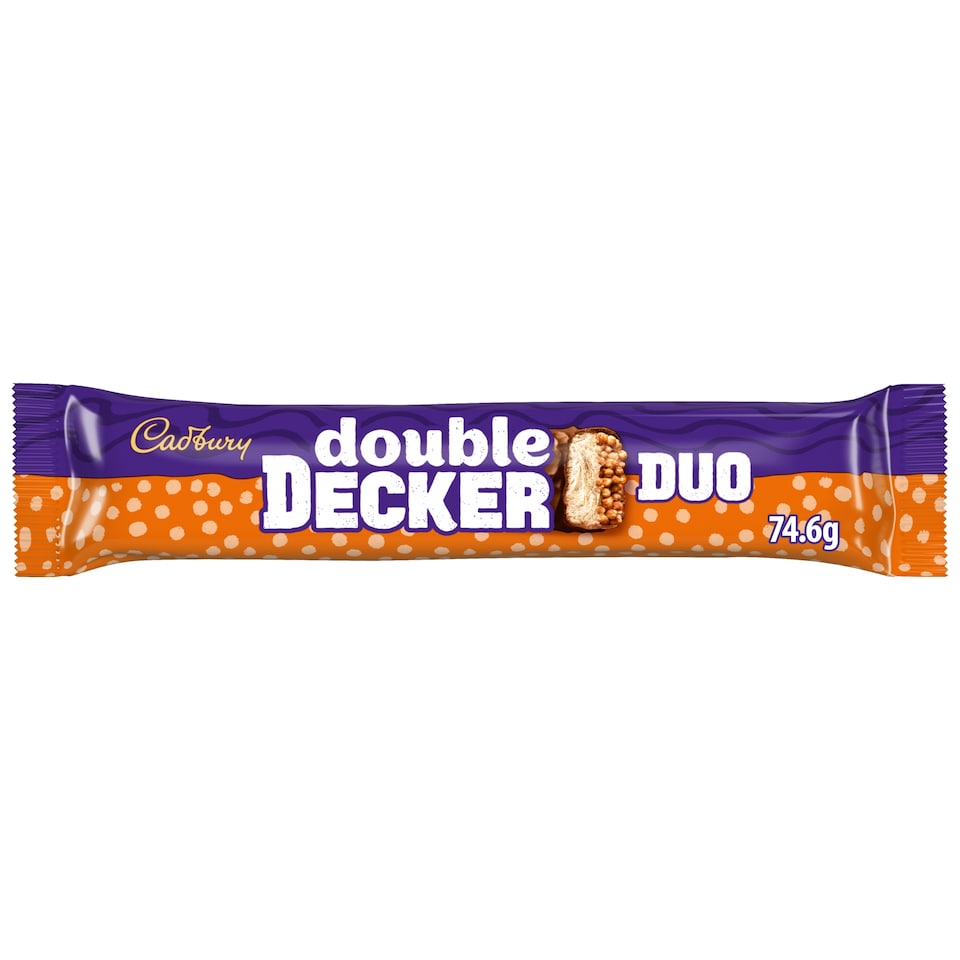 Cadbury Double Decker Duo Chocolate Bar 74.6g