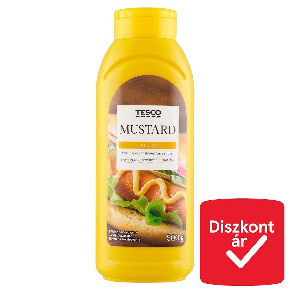 Tesco mustár 500 g