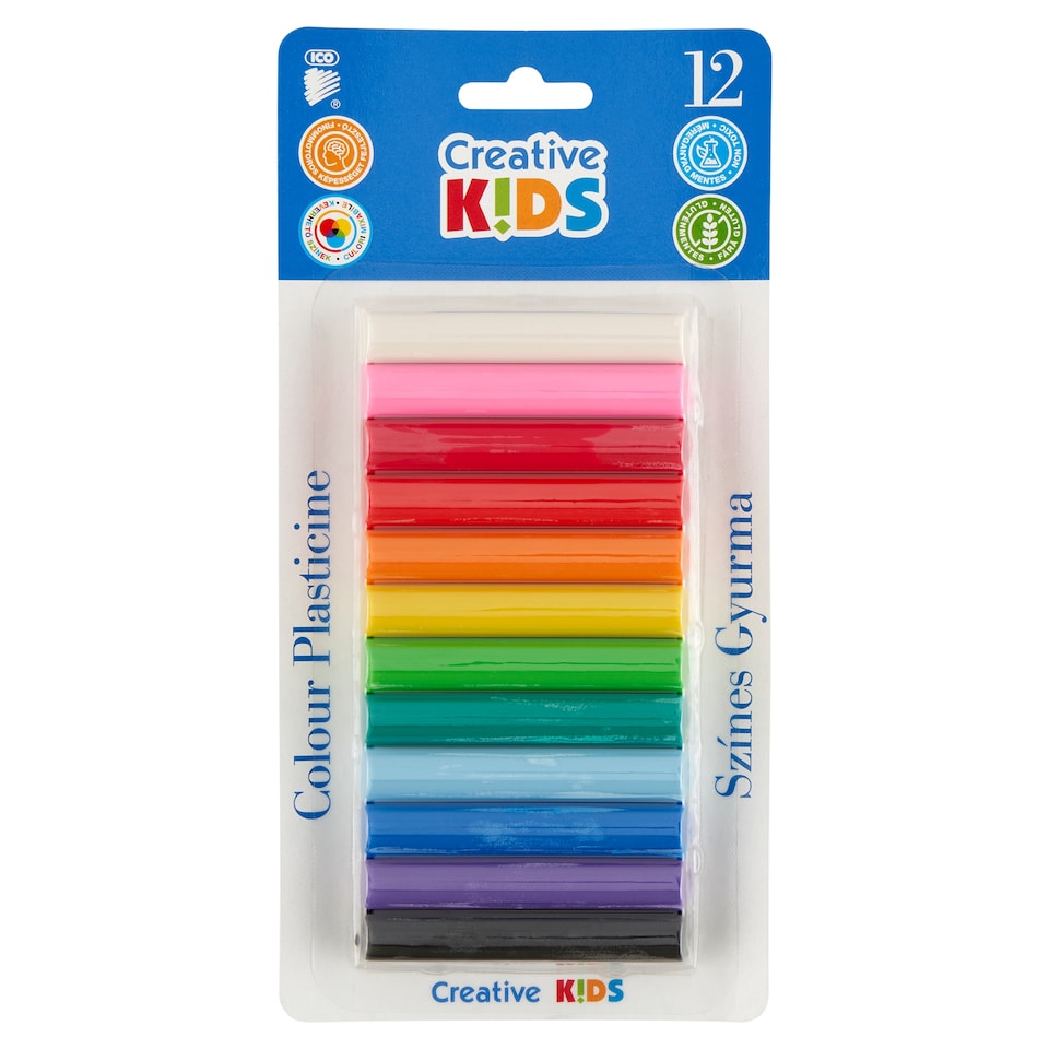 ICO Creative Kids színes gyurma 12 db