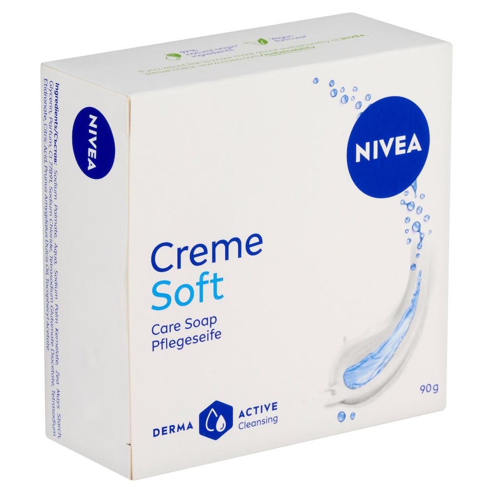 Obrázek 1 pro produkt Nivea Tuhé mýdlo Creme Soft 90g