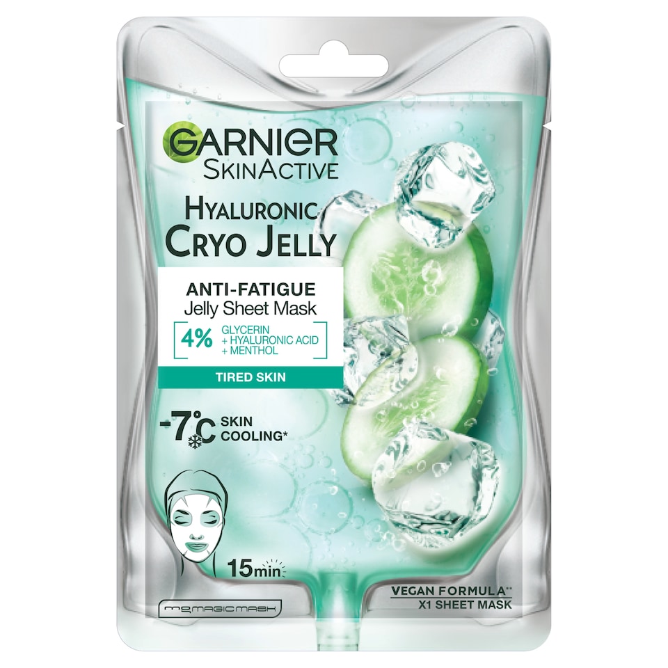 image 1 of Garnier Hyaluronic Cryo Sheet Mask 27G