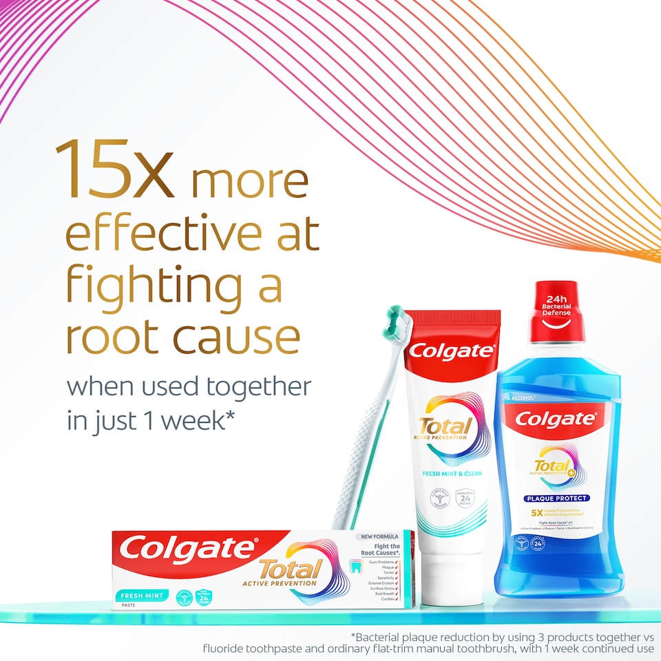 image 1 of Colgate Total Active Prevention Fresh Mint Toothpaste 125ml