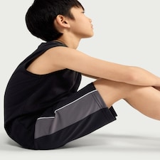 F&F Active ULTRAMOVE Boys Side Stripe Shorts in Black