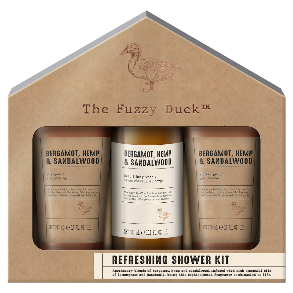 image 1 of Baylis & Harding The Fuzzy Duck Men's Refreshing Shower Kit Gift Set