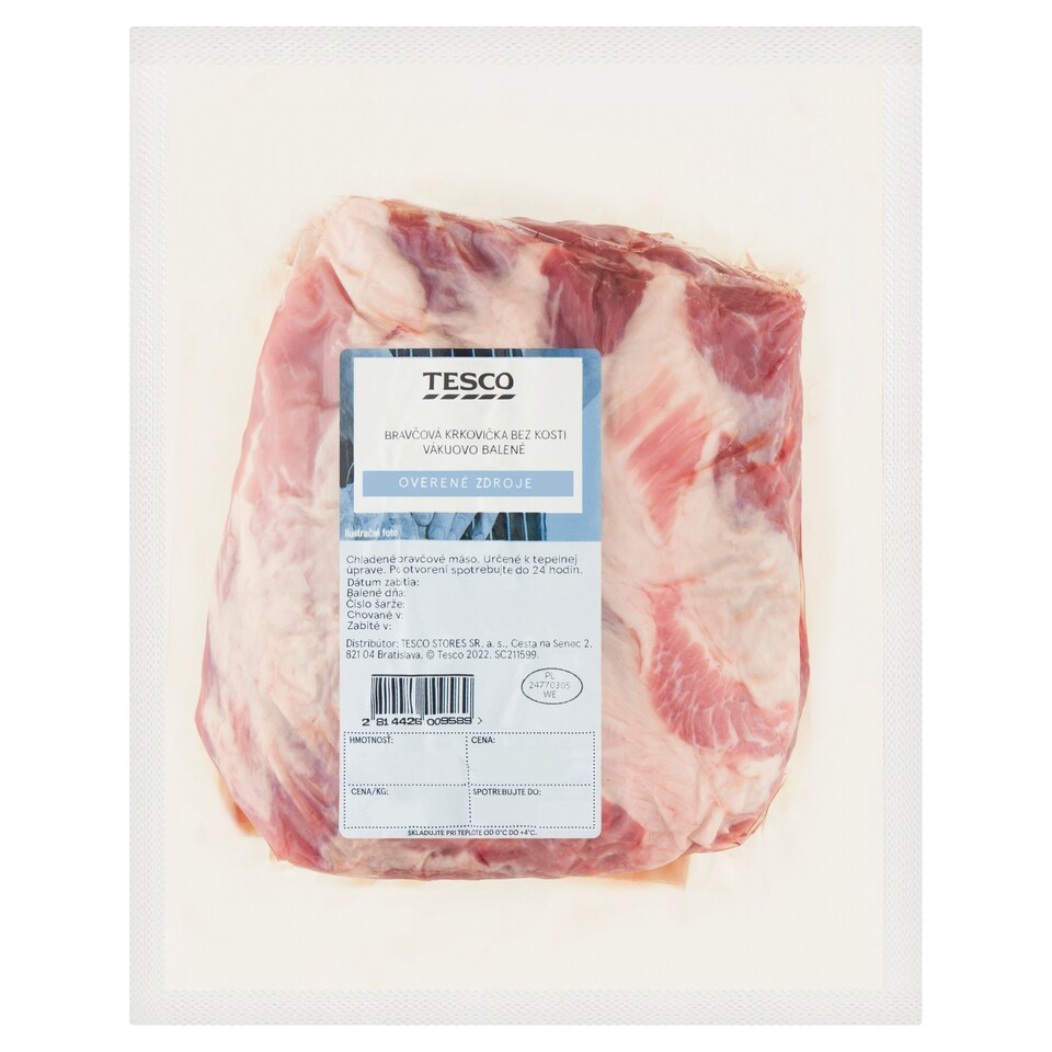 Tesco Bravčová krkovička bez kosti